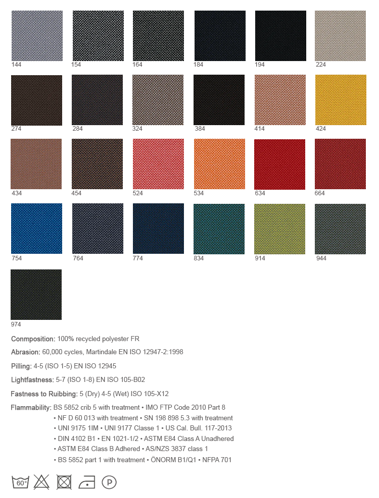 Fabrics - Premium 3: Revive1 by Kvadrat