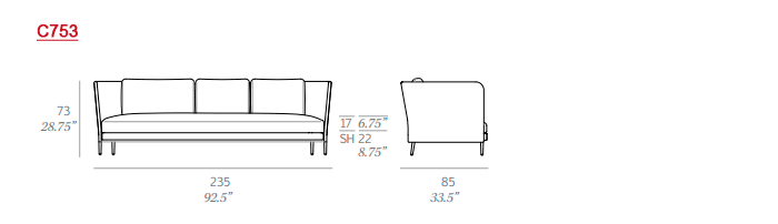 Dimensions - Sofa