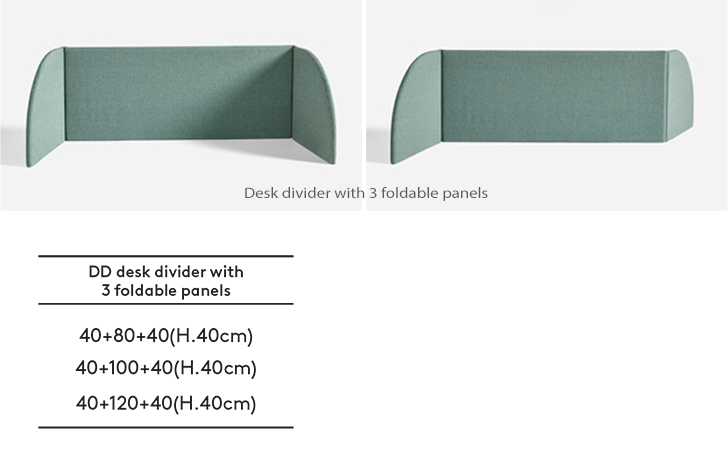 Foldable desk dividers